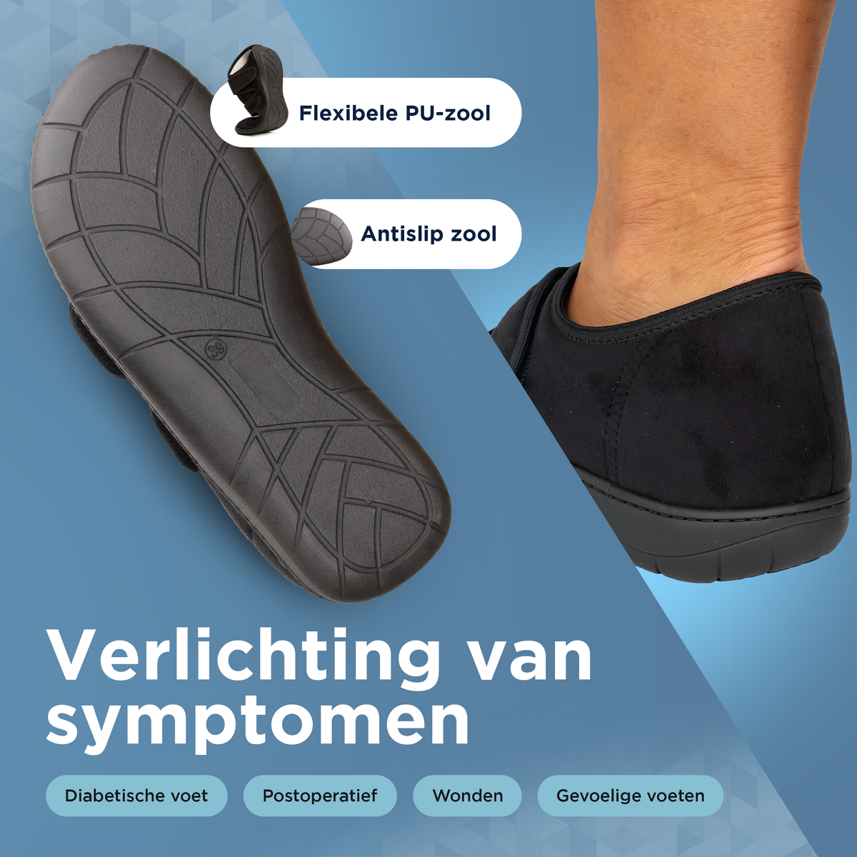Liromed Alkmaar verbandschoen laag met scheerwol — afbeelding 6