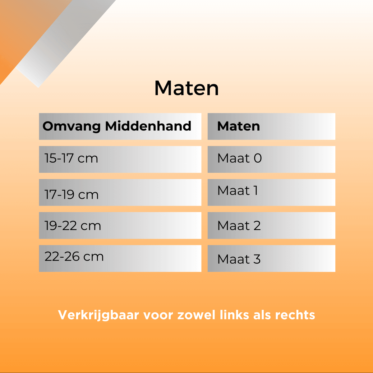 BORT Rhizoflex duimbrace CMC 1 en Duimbrace Artrose