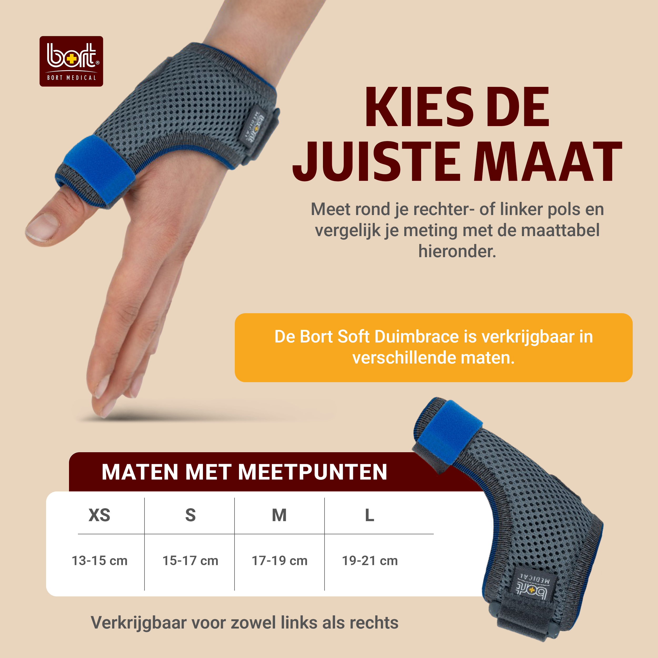 BORT SOFT Duimbrace