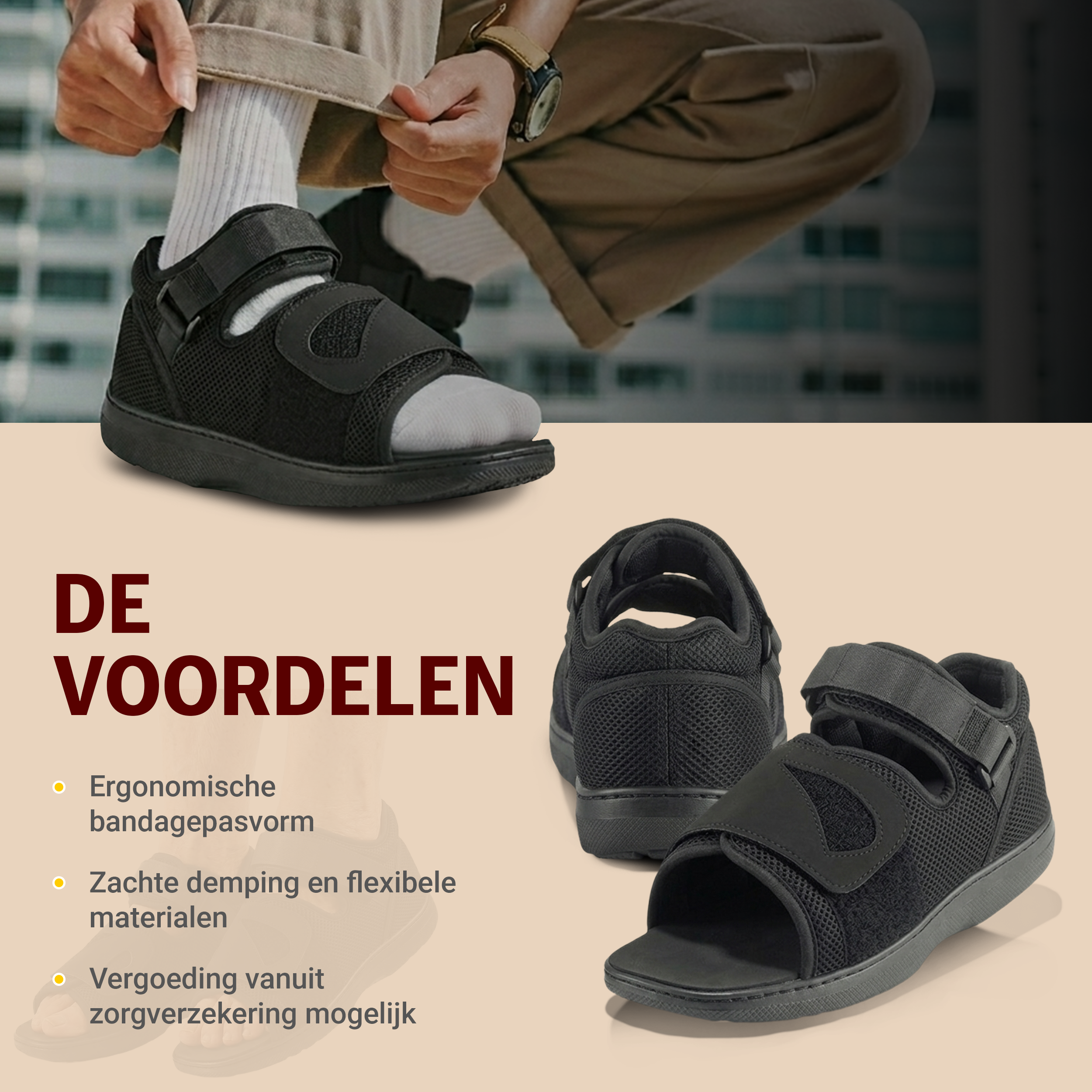 BORT Verbandschoen open-model -STUK