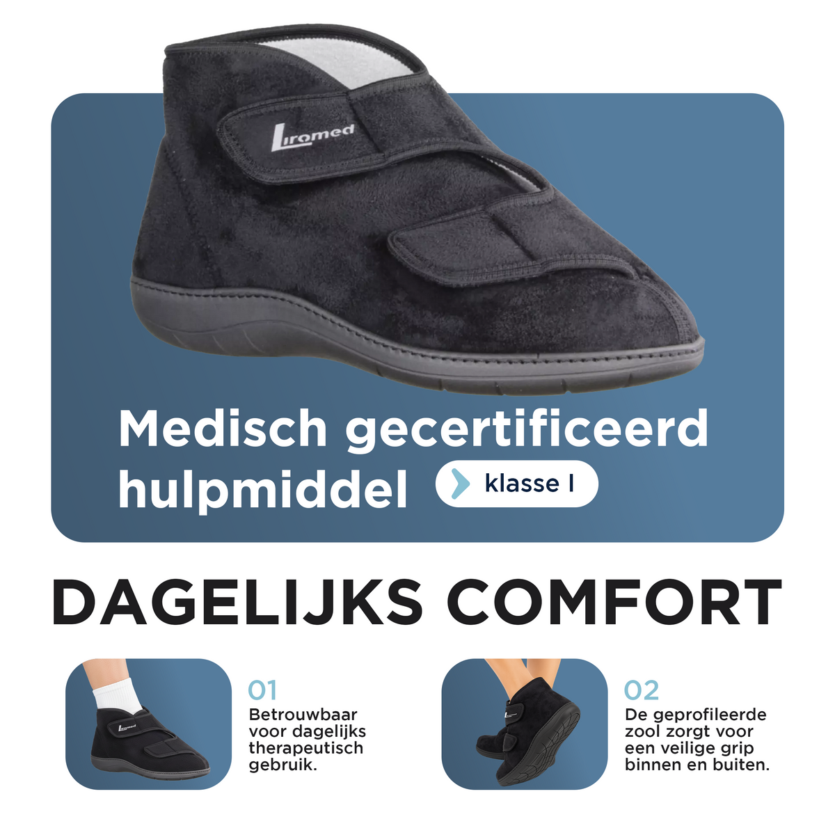 Liromed Almere verbandschoen — productinformatie 1