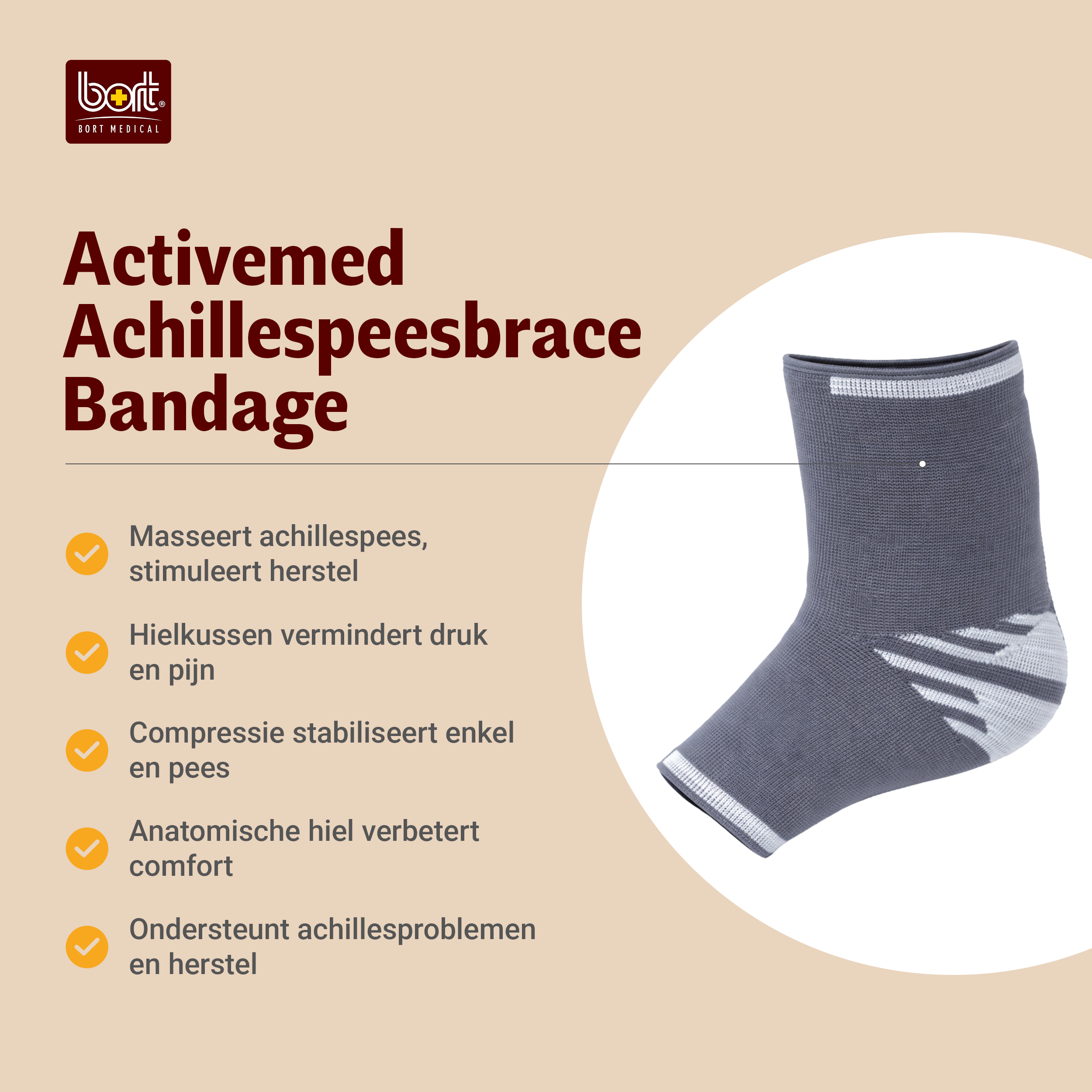 Bort Activemed Achillespeesbrace Bandage