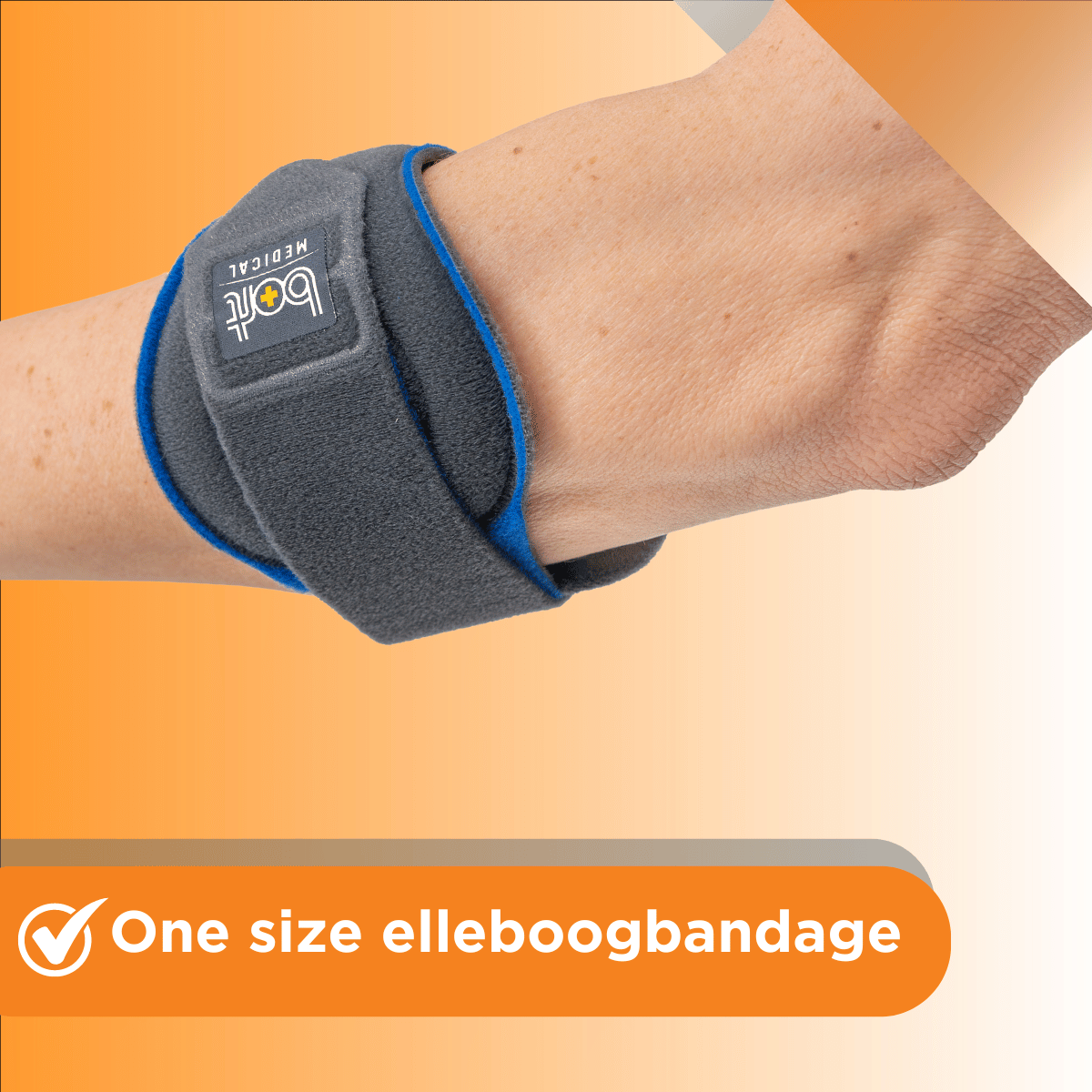 BORT EpiContur elleboogbrace grijs/blauw