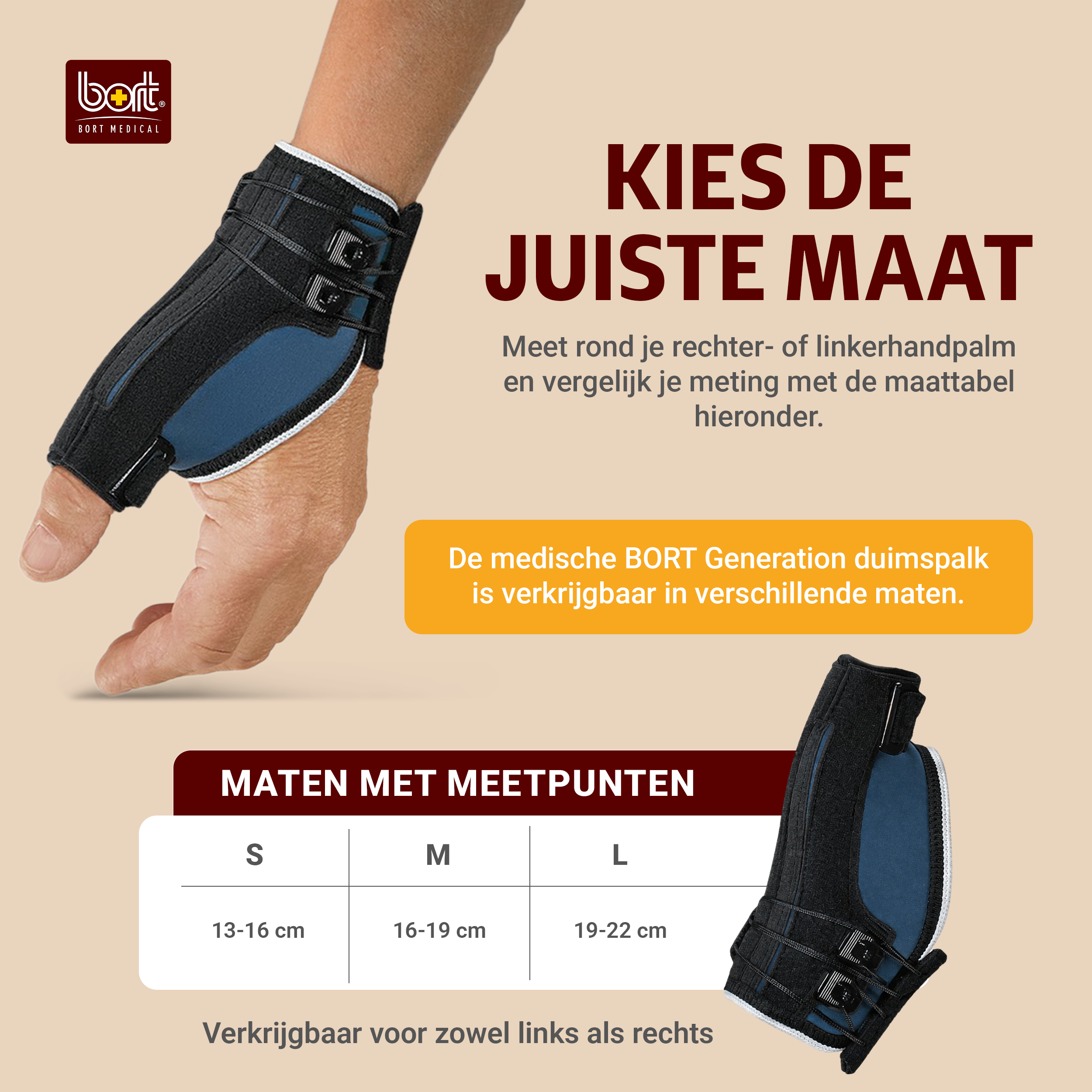 BORT Generation duimbandage