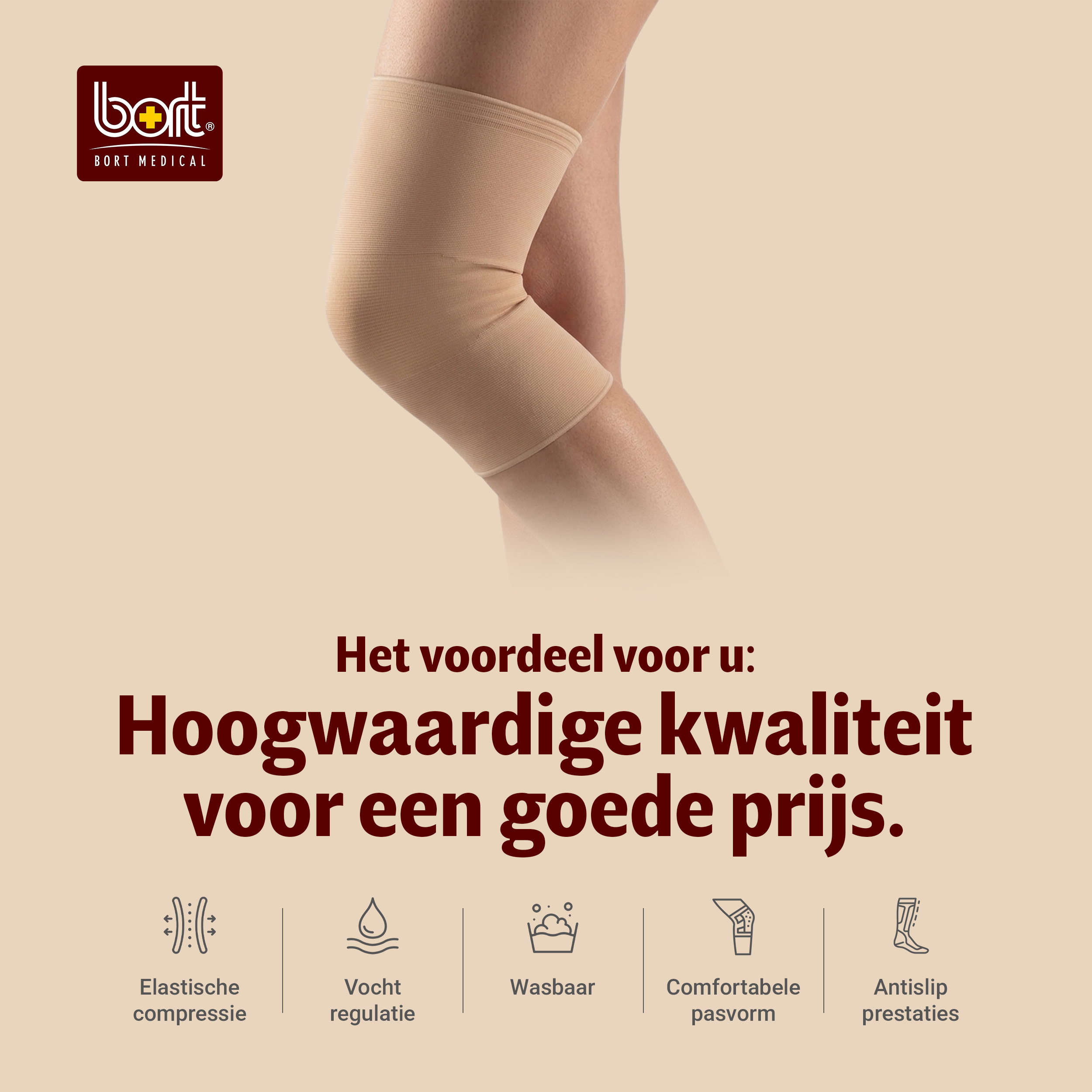 BORT ActiveColor - kniebandage
