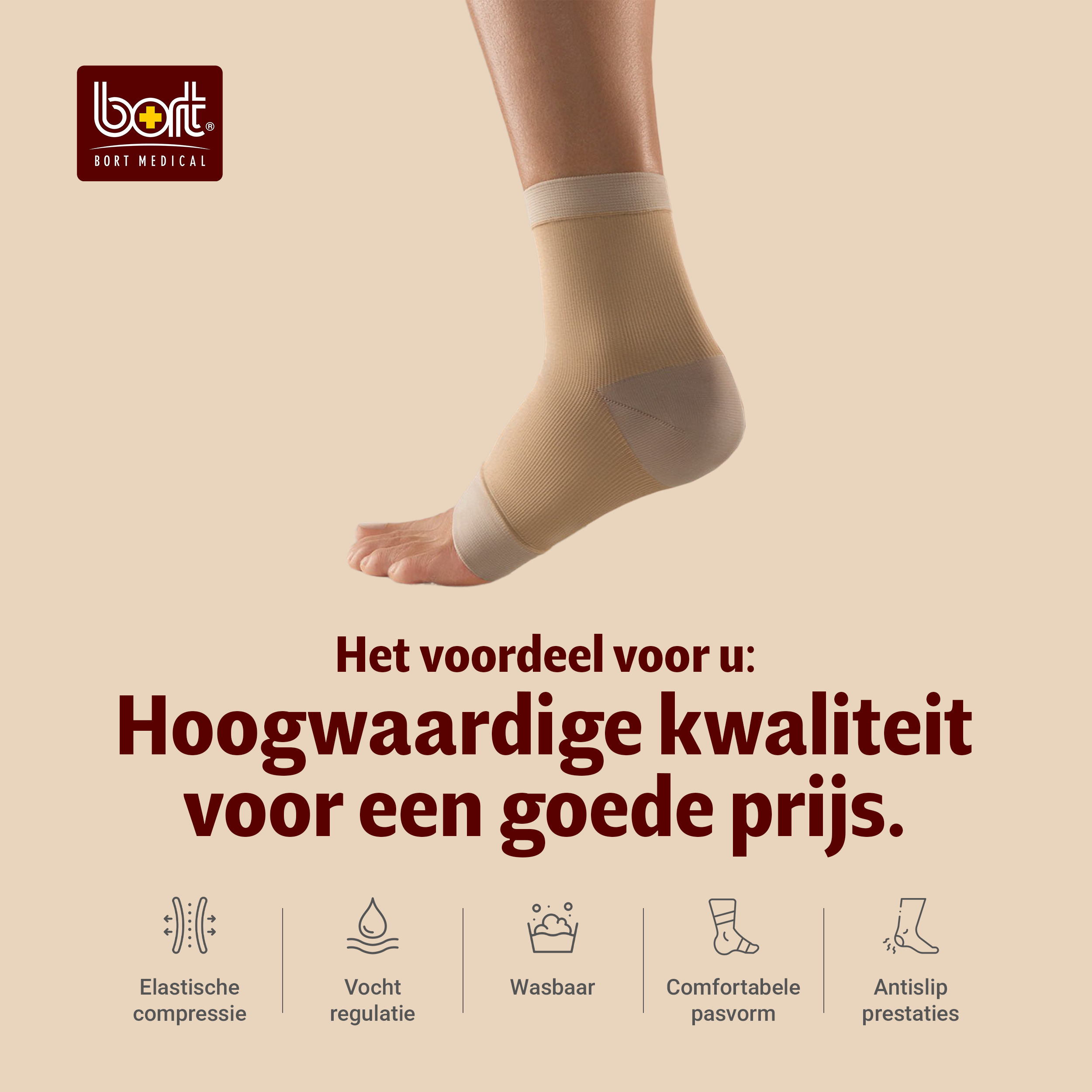 BORT ActiveColor - enkelbandage