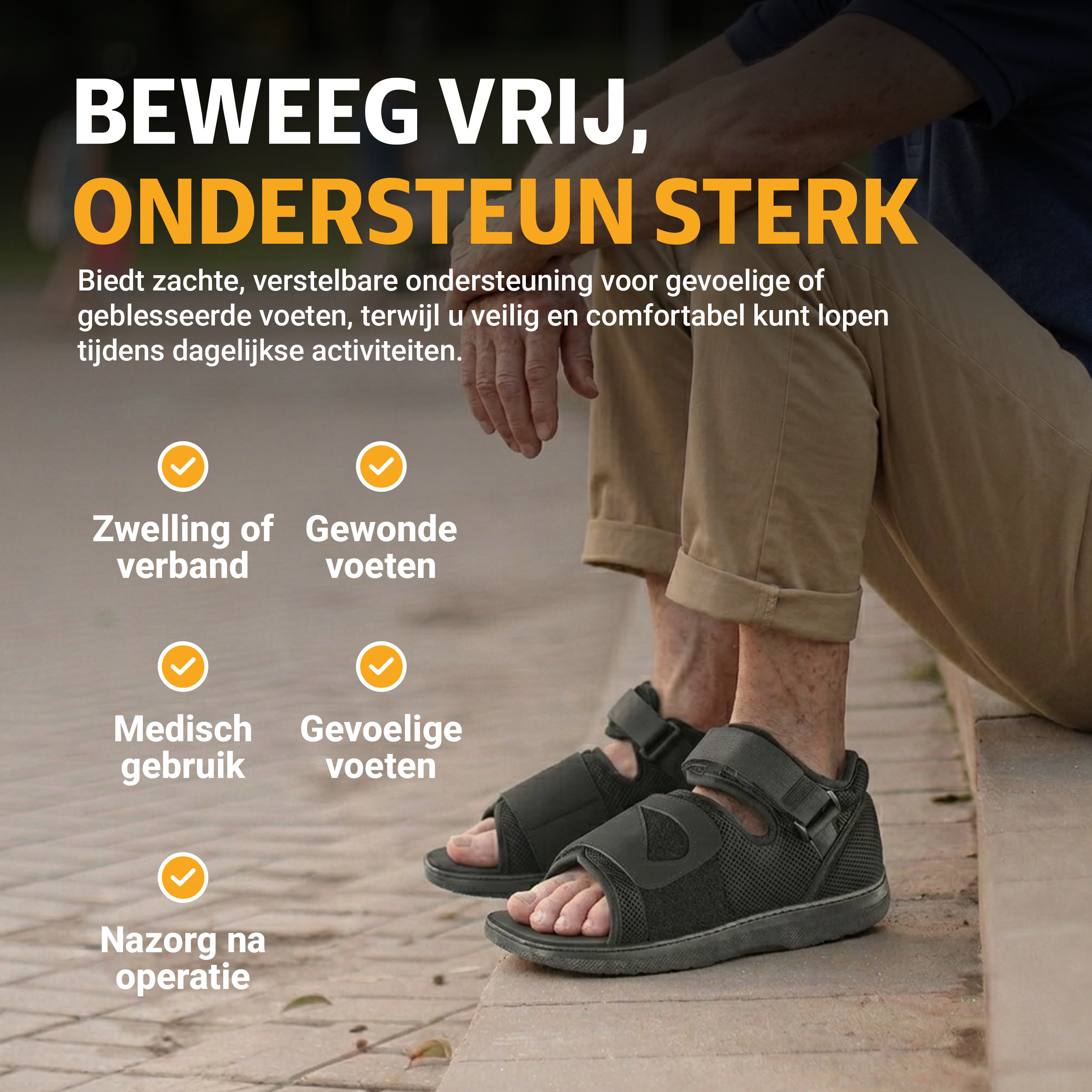 BORT Verbandschoen open-model -STUK