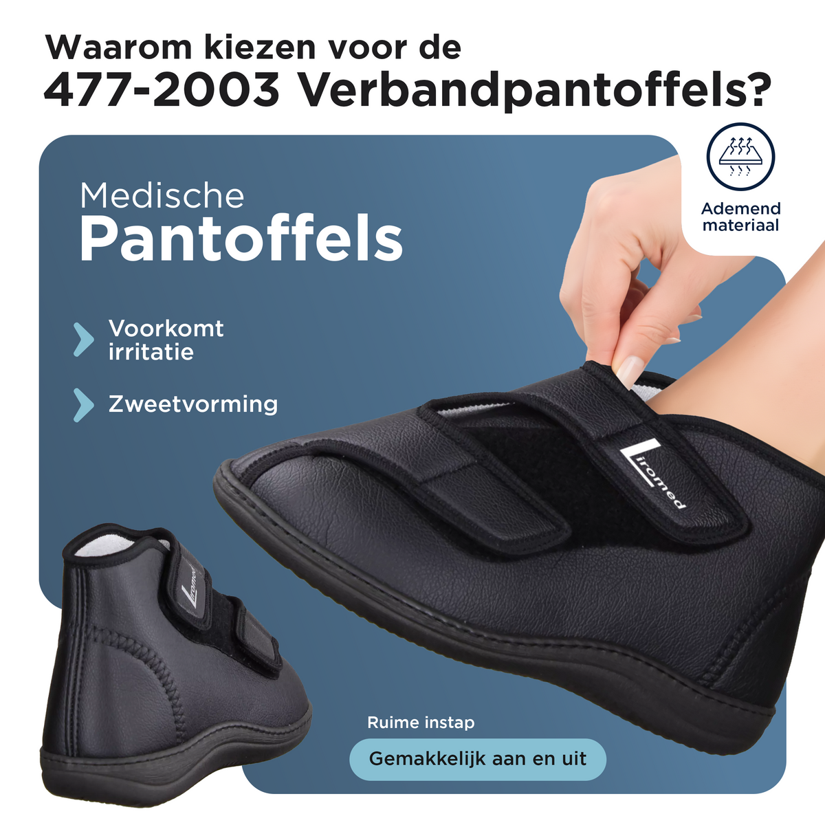 Liromed Breda verbandschoen — productinformatie 2