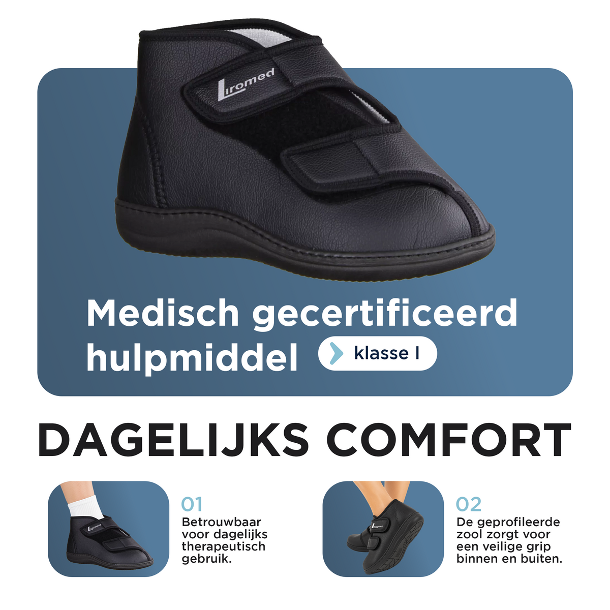 Liromed Breda verbandschoen — productinformatie 1